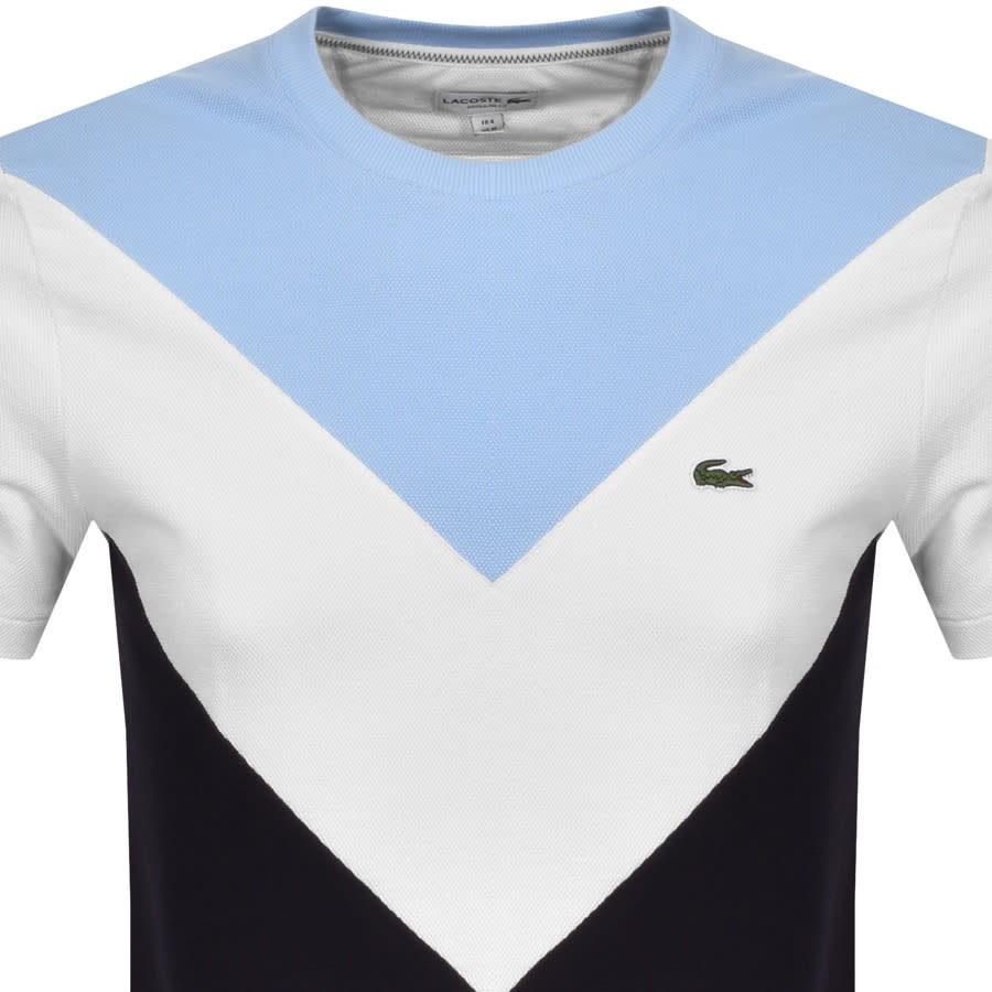 Alternative Image for ProductLacoste Colour Block T Shirt Blue2